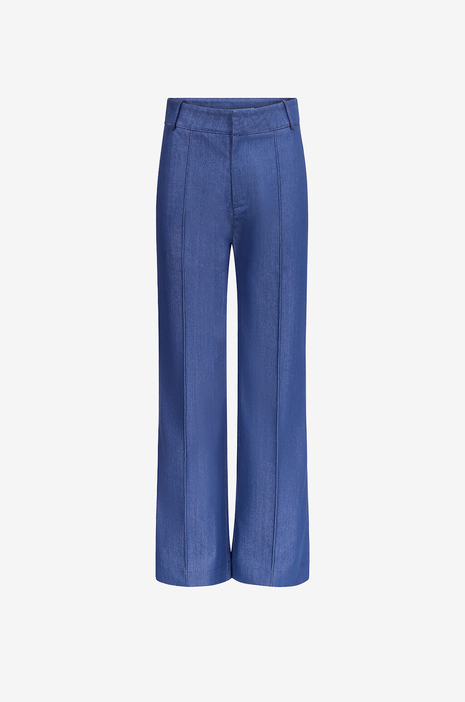 Yoshitomo flared straight high-rise denim trousers