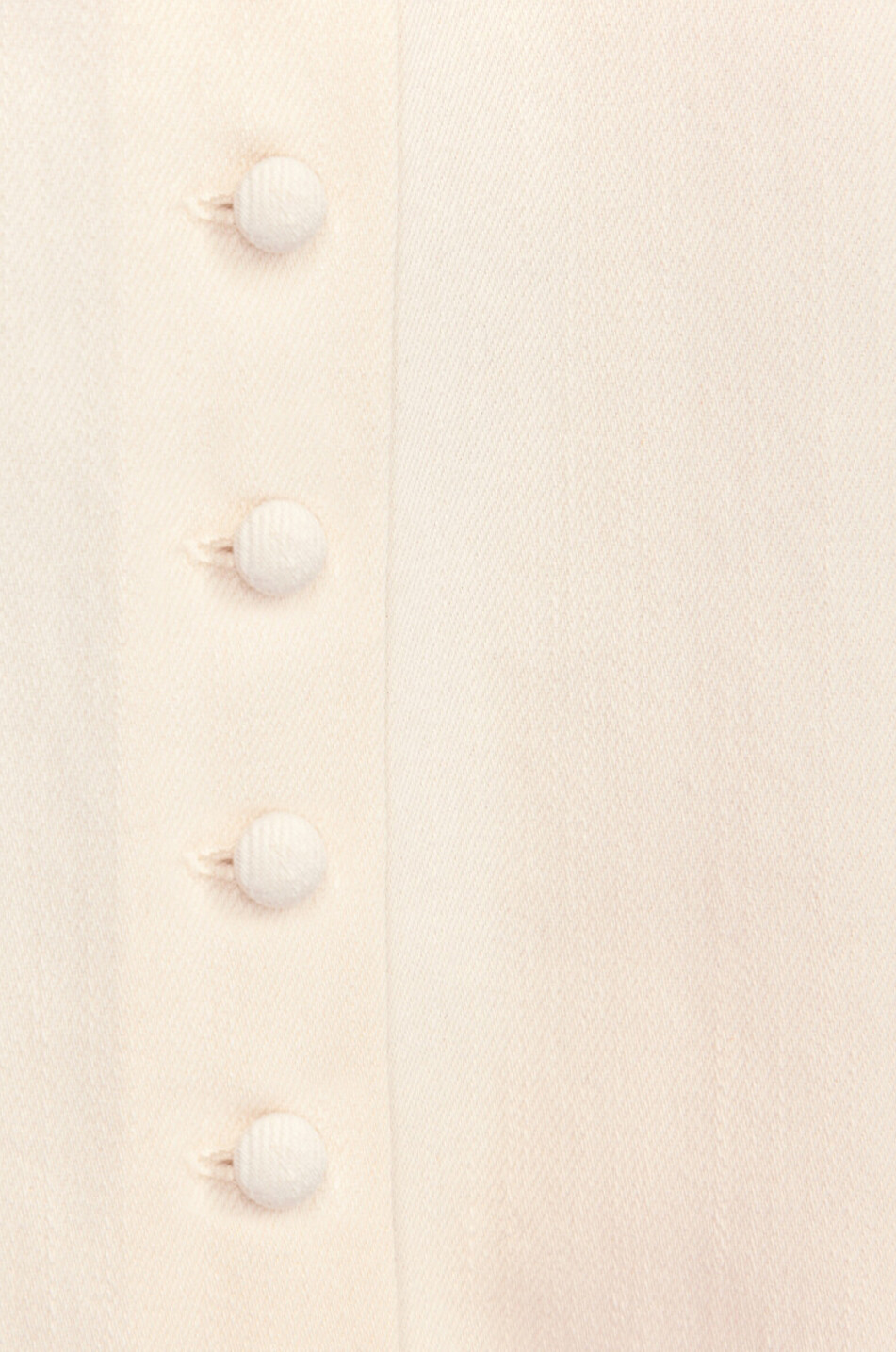 DESTREE Amoako cotton midi fitted dress with mandarin collar Women EGGSHELL 2