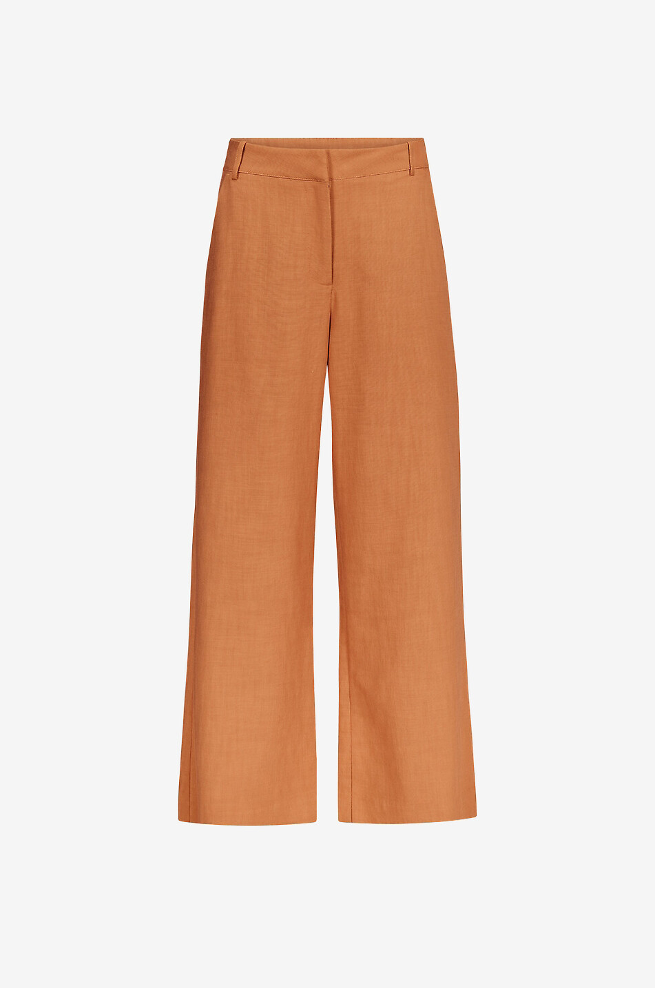 DESTREE Beatrice wide-leg virgin wool twill trousers Women CAMEL 1