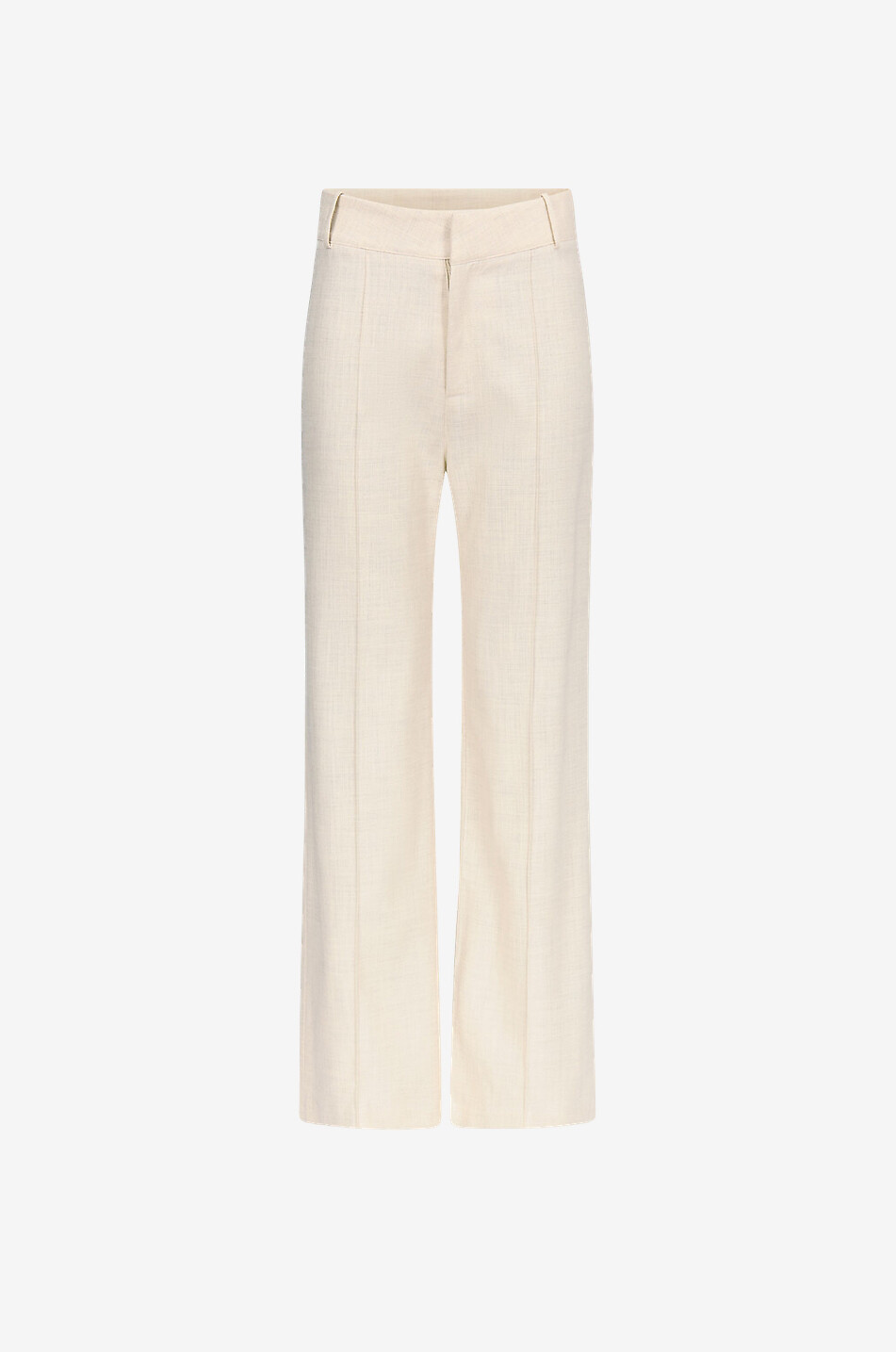 DESTREE Yoshimoto viscose pleated straight-leg trousers Women BROWN 1