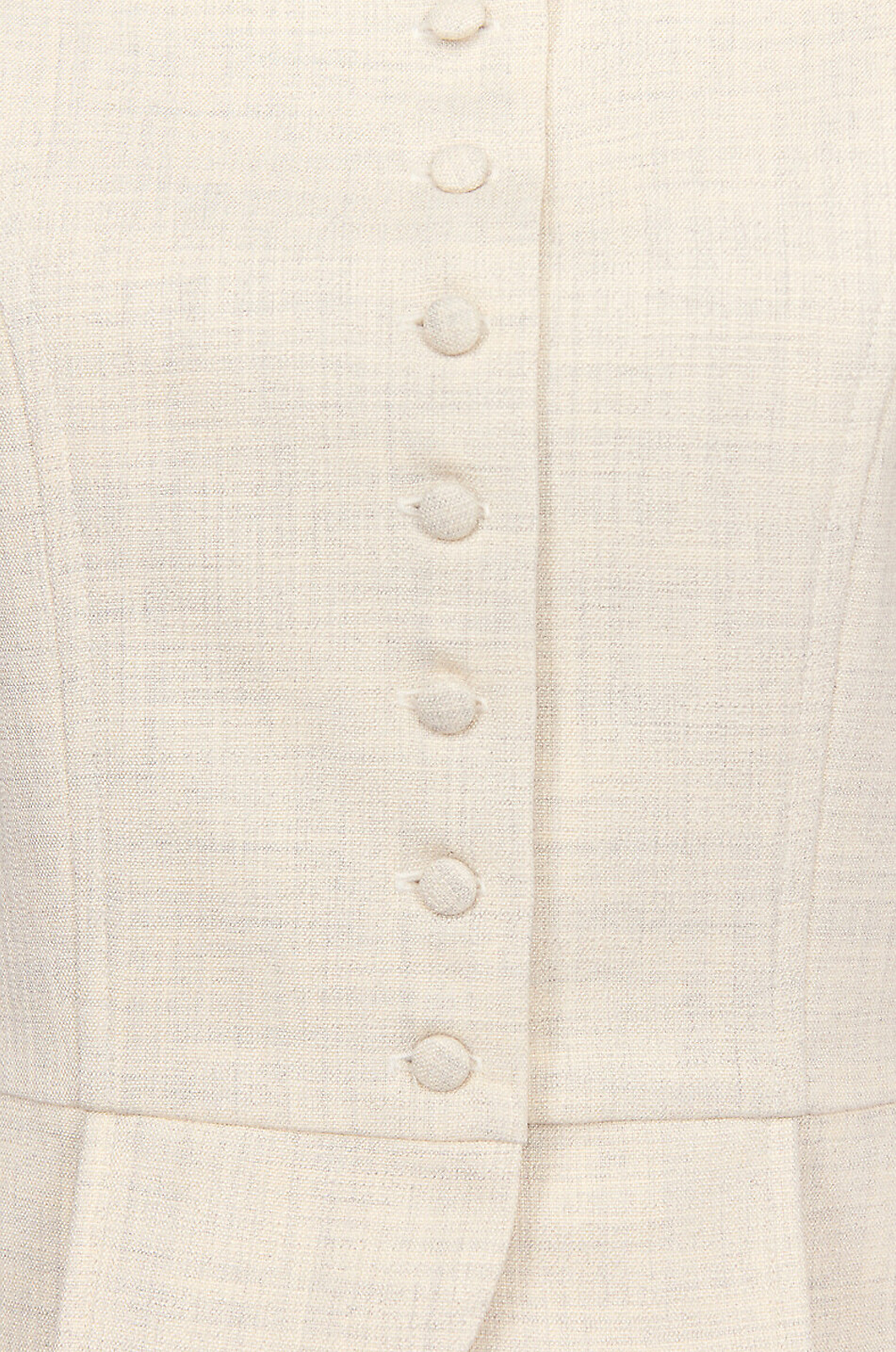 DESTREE Amoako Summer Miele canvas Mandarin collar lightweight jacket Women BROWN 2