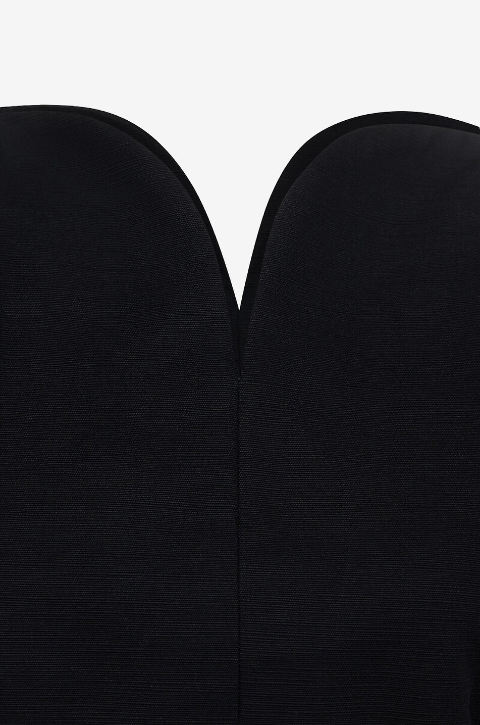 DESTREE Top à col V à manches bouffantes en coton Janet Linear Femme NOIR 2