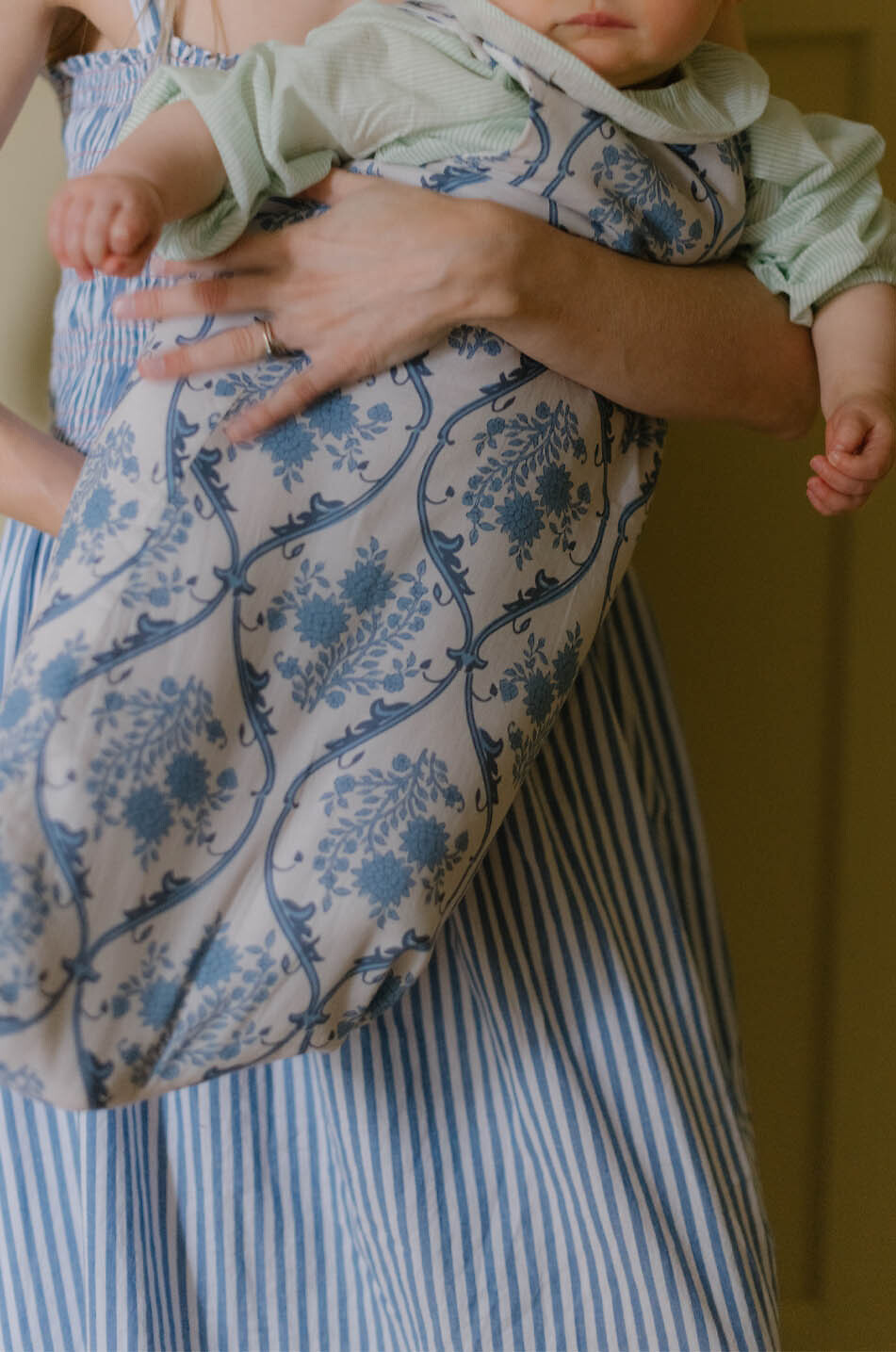 MARIA DE LA ORDEN Gigoteuse bébé en coton toile imprimé fantaisie Amedeo Bébé BLEU 3