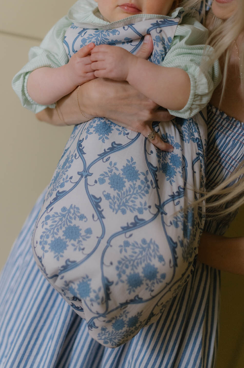 MARIA DE LA ORDEN Gigoteuse bébé en coton toile imprimé fantaisie Amedeo Bébé BLEU 4