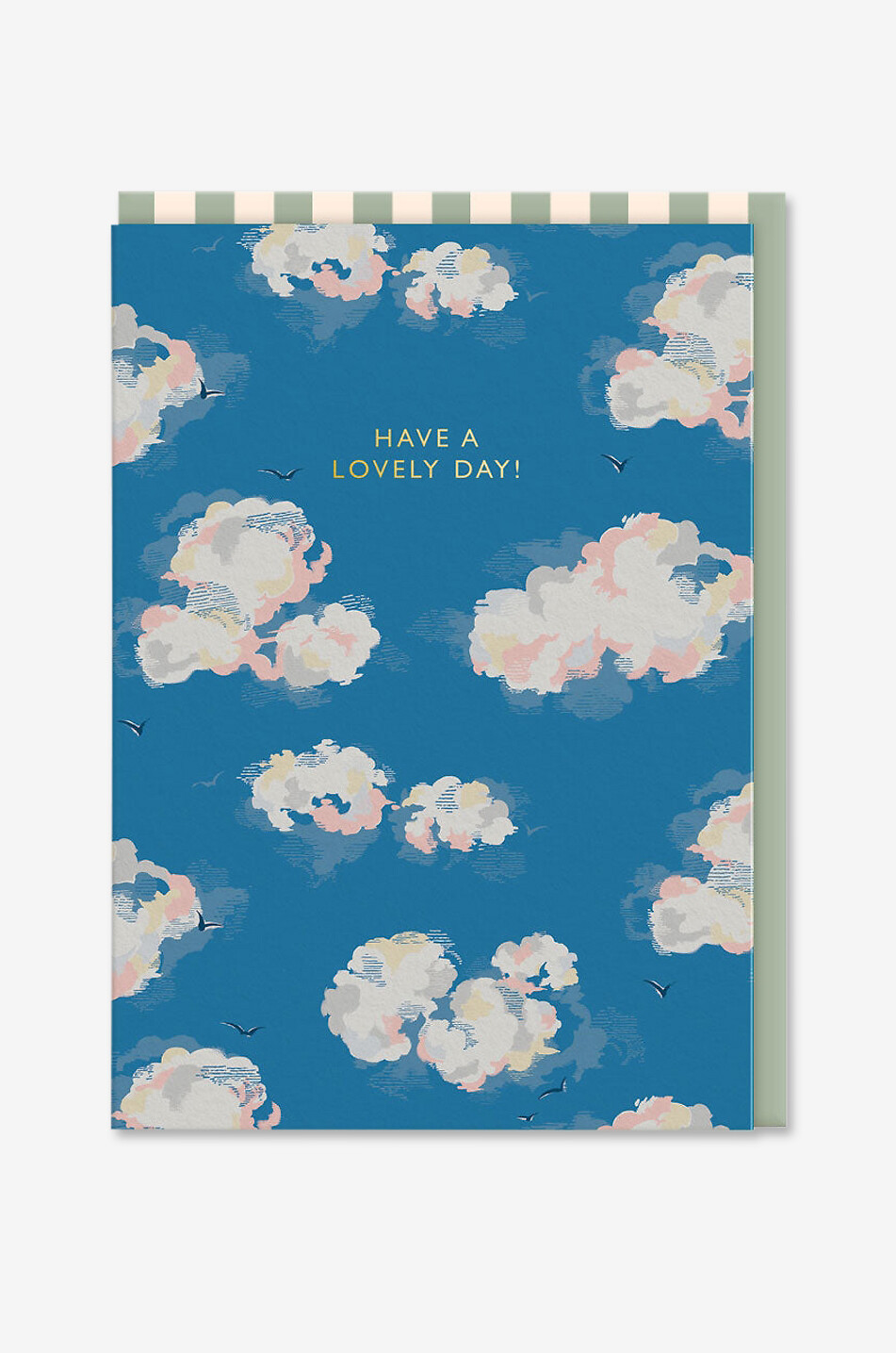 OHH DEER Grußkarte aus Papier Have A Lovely Day Clouds Haus BUNT 1