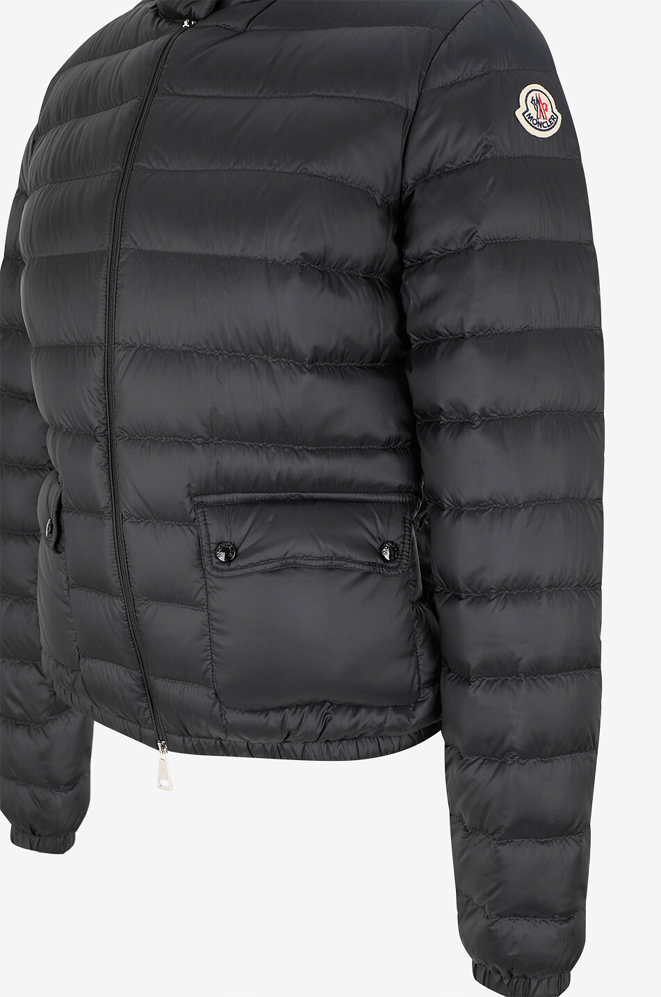 MONCLER Kurze Steppdaunenjacke aus Funktionsstoff Lans Damen SCHWARZ 3