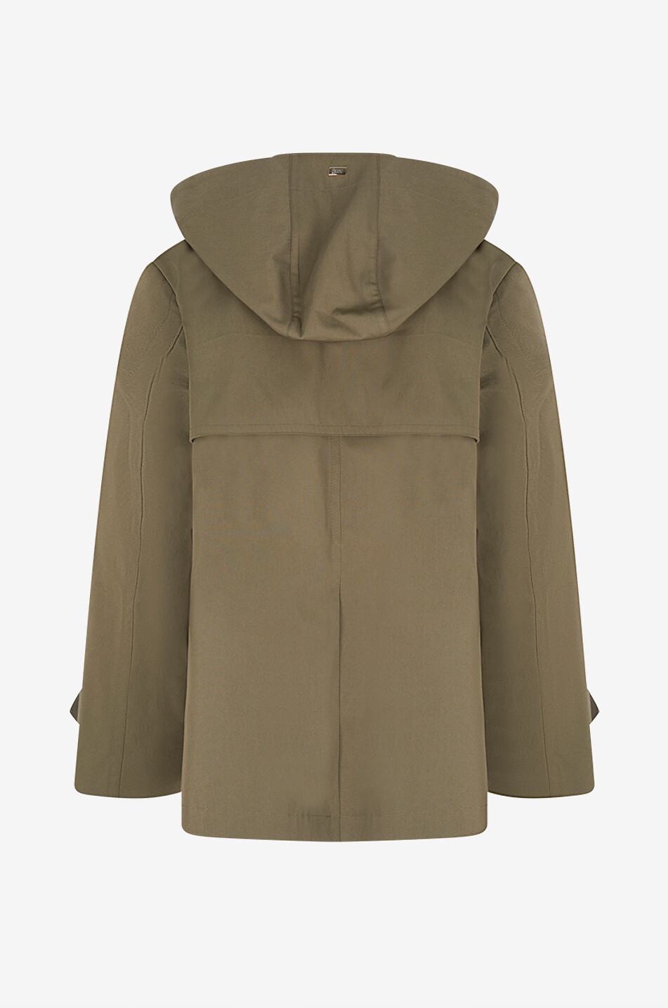 HERNO Kurze Cabanjacke aus wasserabweisender Gabardine Dean Damen DUNKELGRÜN 2