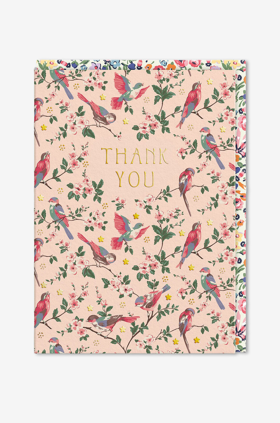 OHH DEER Garden Birds paper thank you card Home MULTI COLOURED 1
