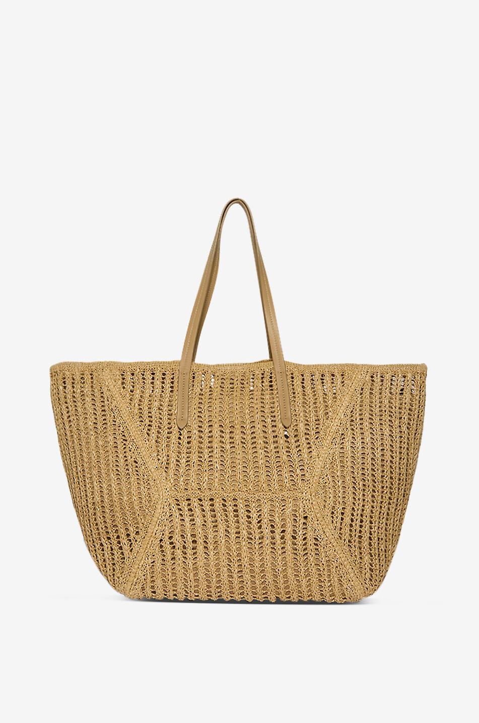 BRUNELLO CUCINELLI BC Duo trapeze raffia tote bag Women BROWN 3