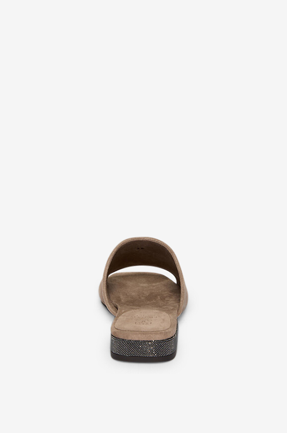 BRUNELLO CUCINELLI Flache Pantoletten aus Wildleder Monile 20 Damen KAMELFARBEN 4