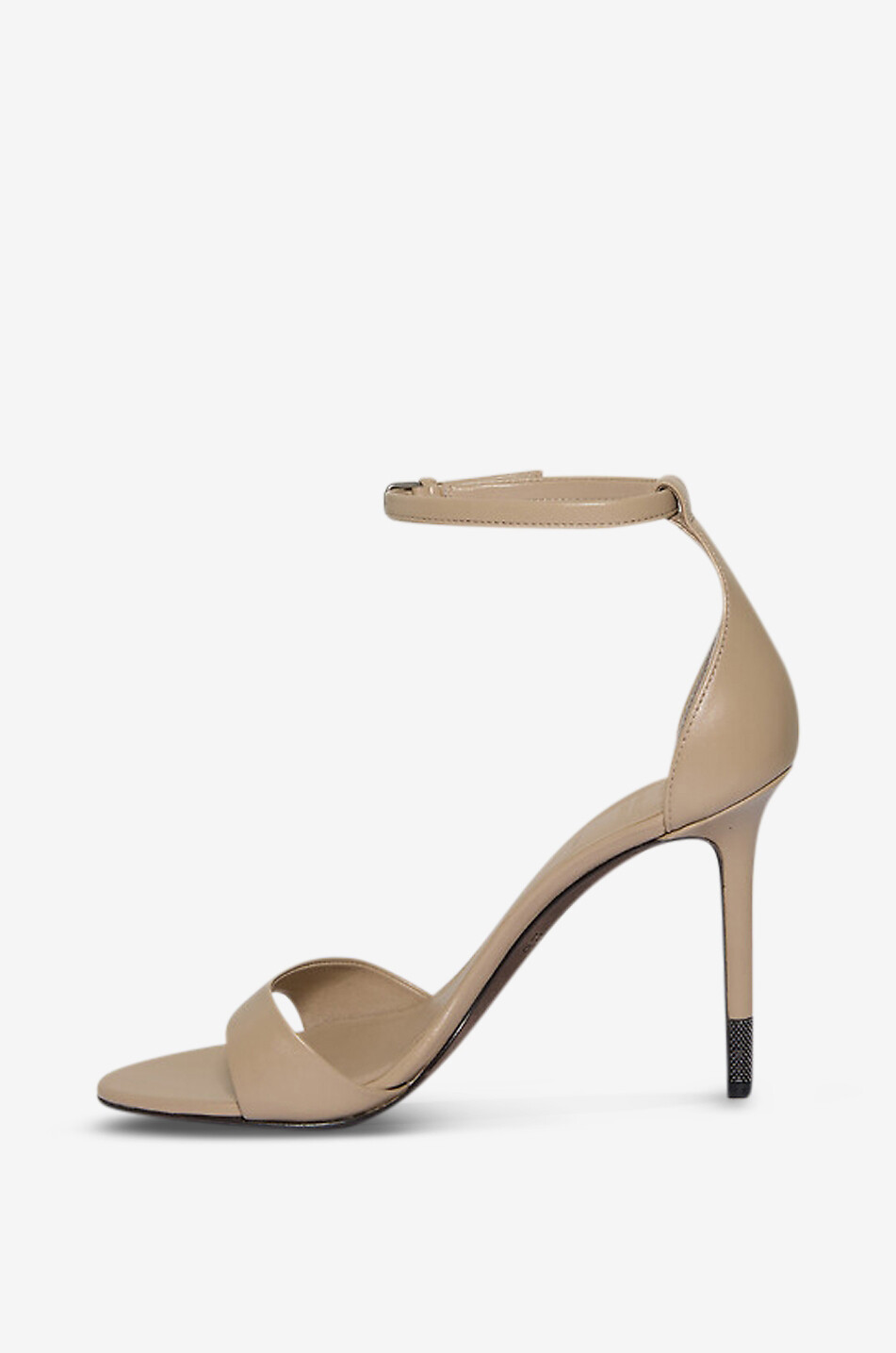 BRUNELLO CUCINELLI Monile 100 heeled nappa leather sandals Women [akeneo-beigefonce] 3