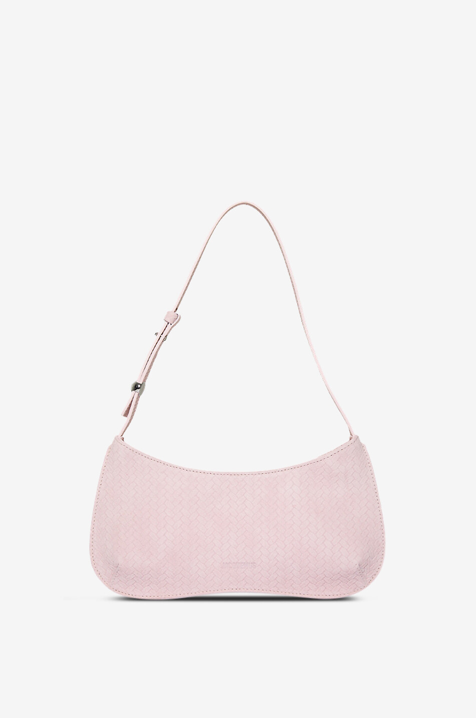 Sac porté épaule en cuir tressé Le Bisou