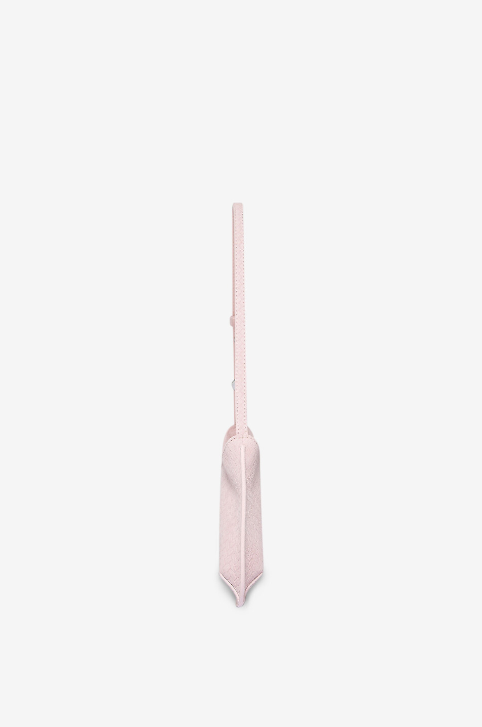 JACQUEMUS Sac porté épaule en cuir tressé Le Bisou Femme ROSE CLAIR 4