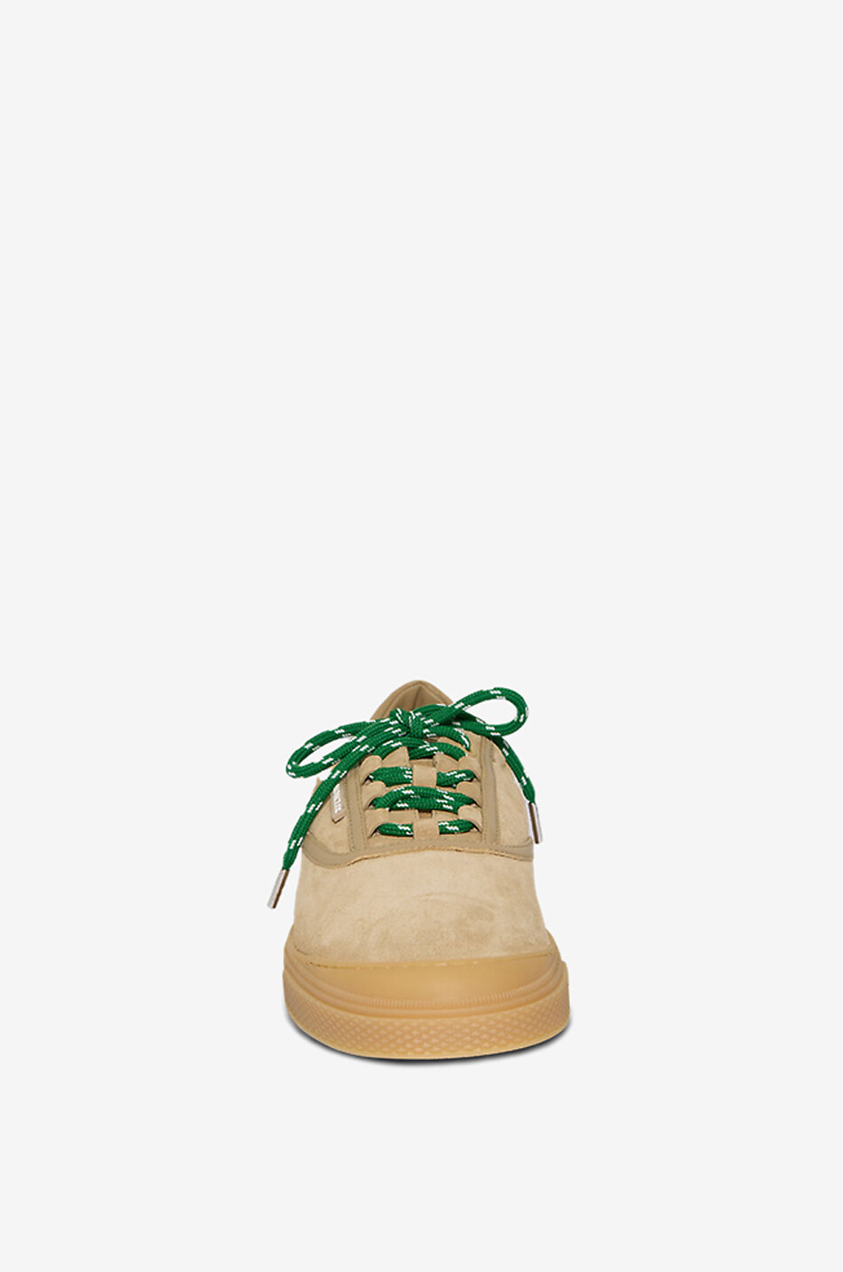 MONCLER Vera Leisure suede low-top lace-up sneakers Men BEIGE 2