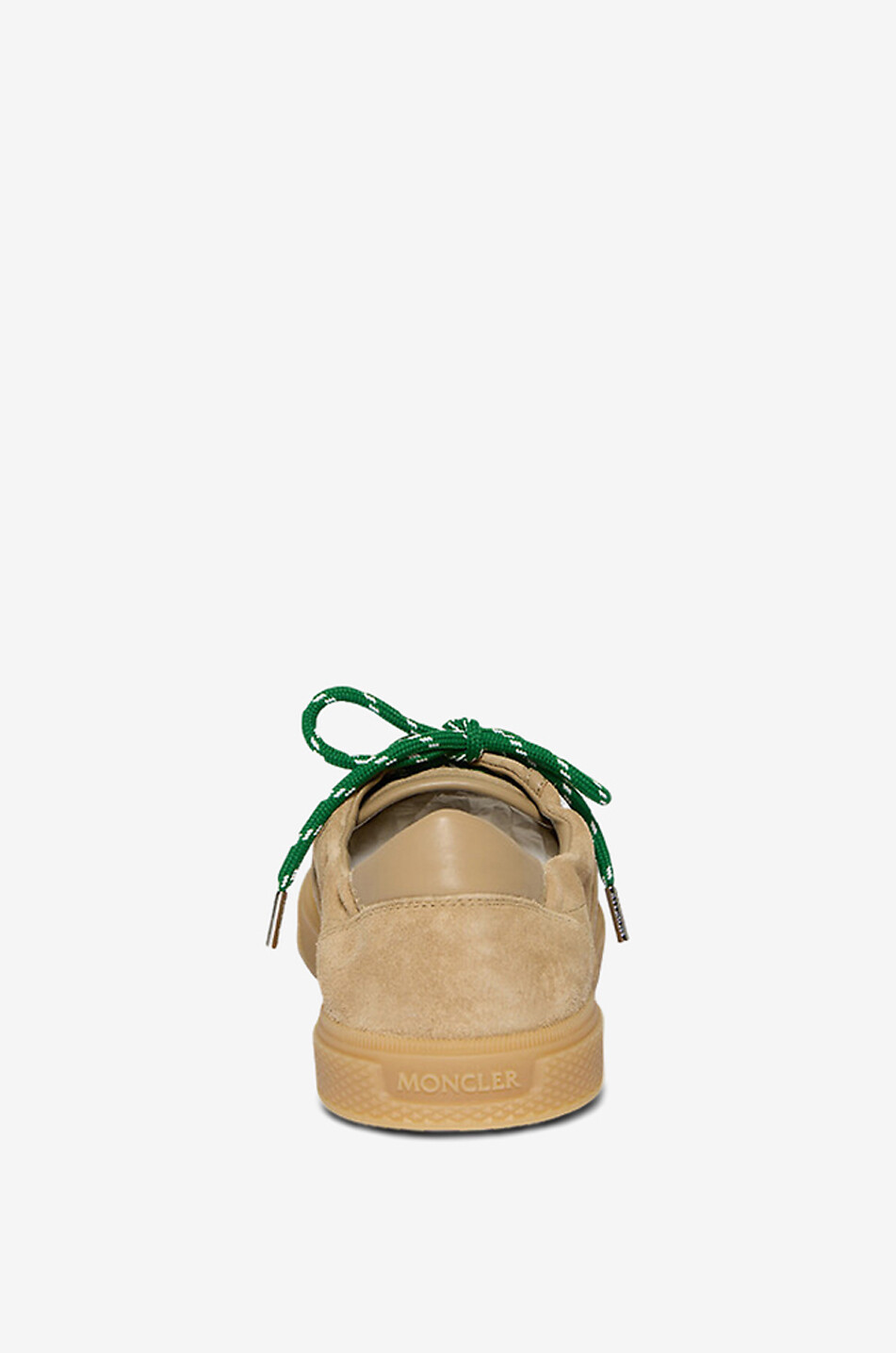 MONCLER Vera Leisure suede low-top lace-up sneakers Men BEIGE 4