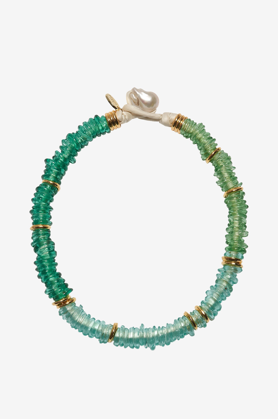 Collier ras du cou en perles de verre Lita Gimlet