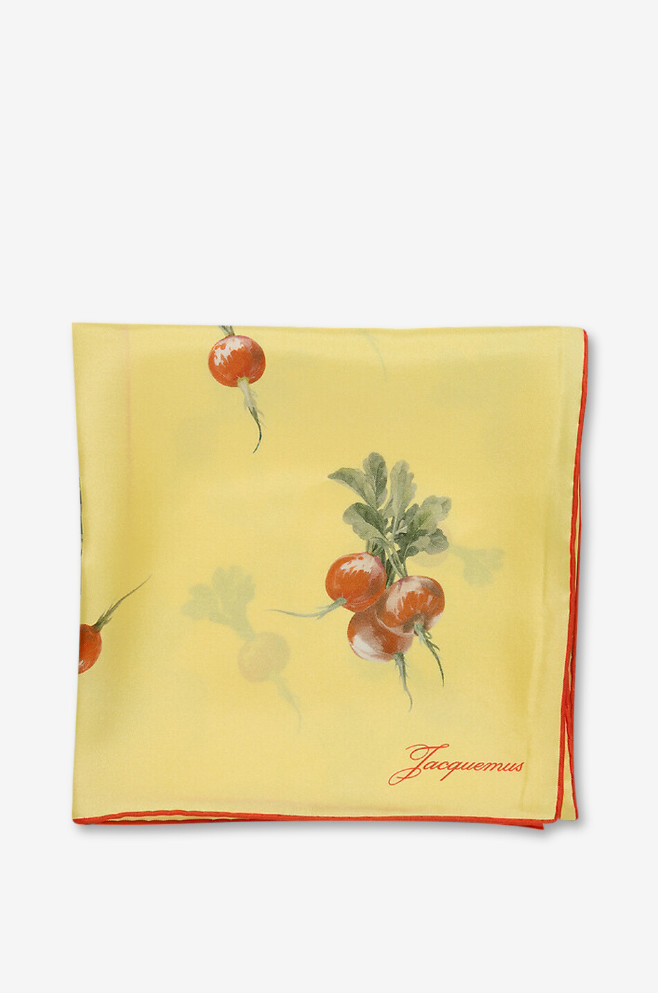 Quadratisches Seidentuch mit Muster Le Foulard Radis