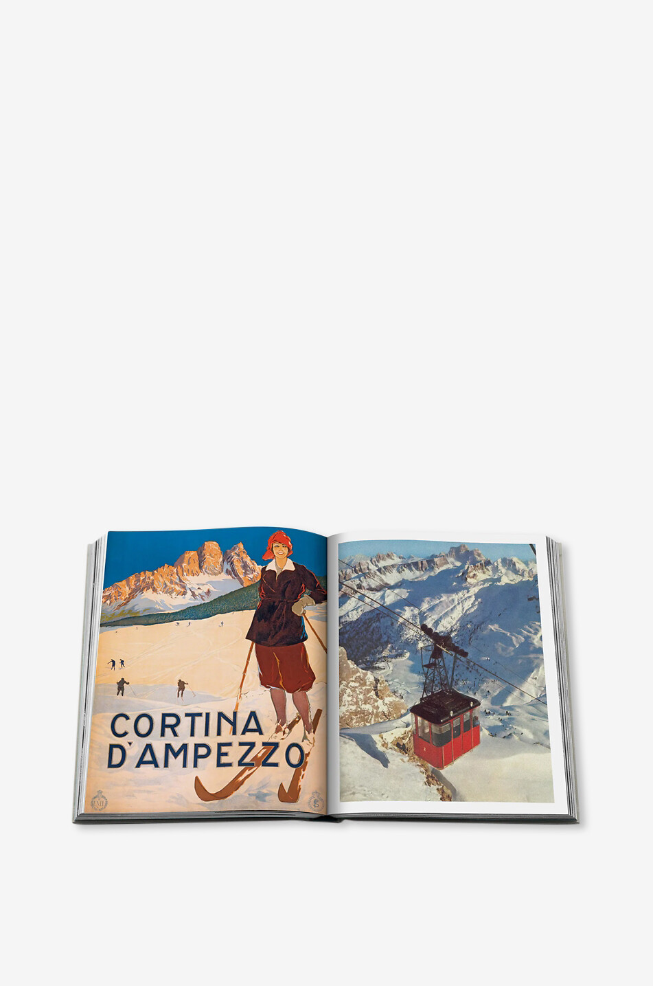 ASSOULINE Illustriertes Buch Cortina d'Ampezzo Haus BUNT 6
