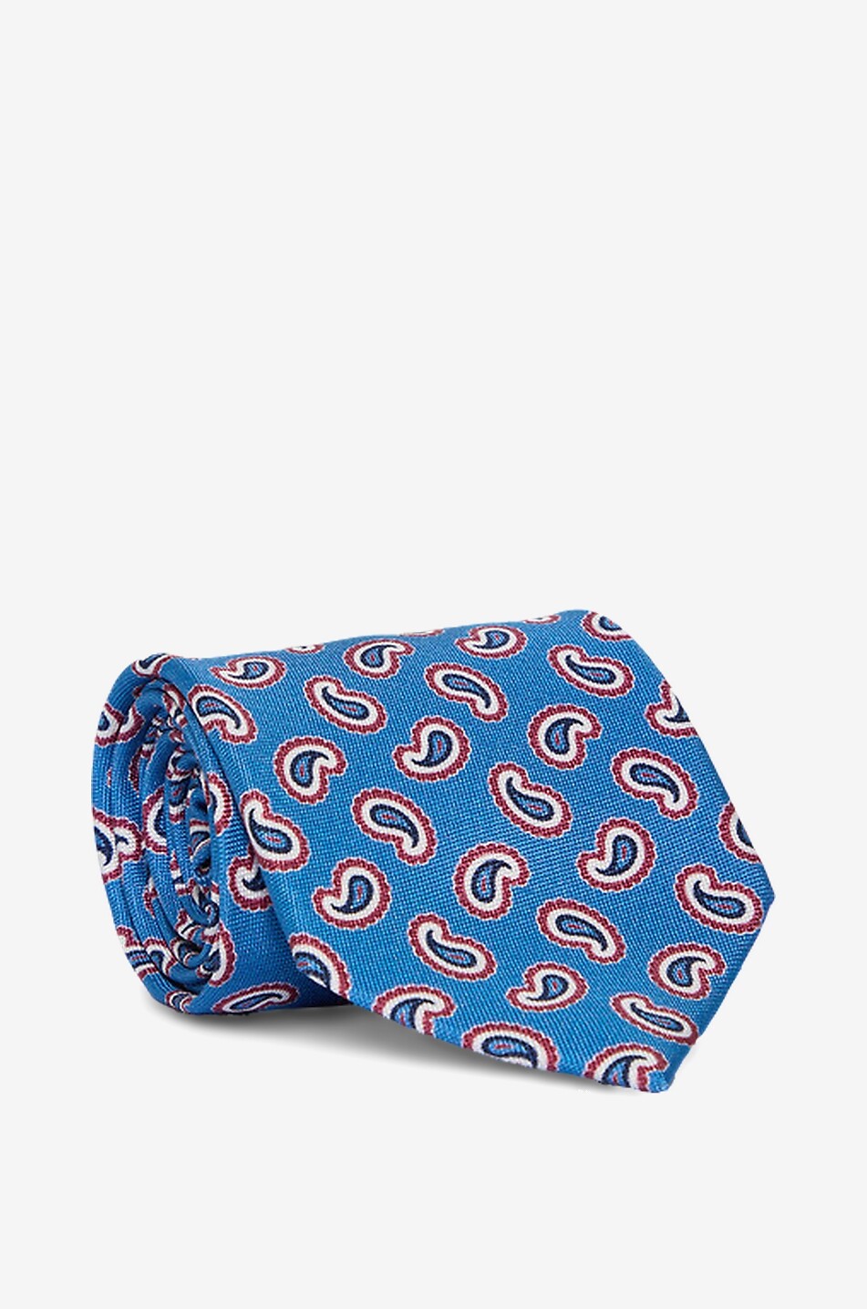 Cravate en soie motif paisley