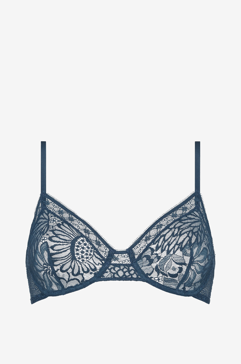 ERES BH ohne Bügel aus Spitze Somptueuse Damen BLAU 1