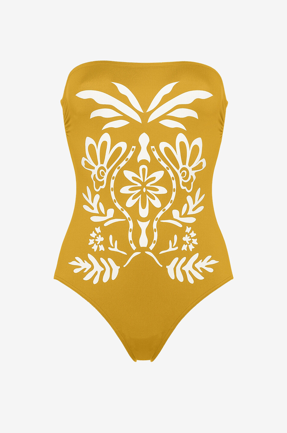 ERES Maillot de bain bustier imprimé une pièce Maharani Femme DORE 1
