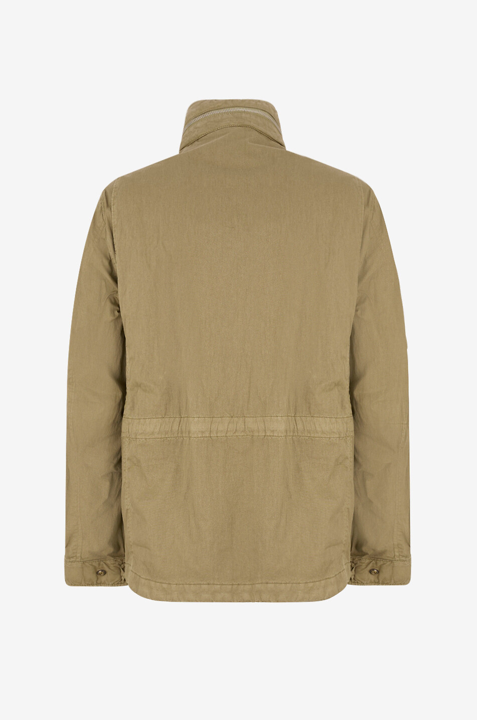 C.P. COMPANY Kurzer Parka mit Kapuze aus Baumwollcanvas Herren GRÜN 2