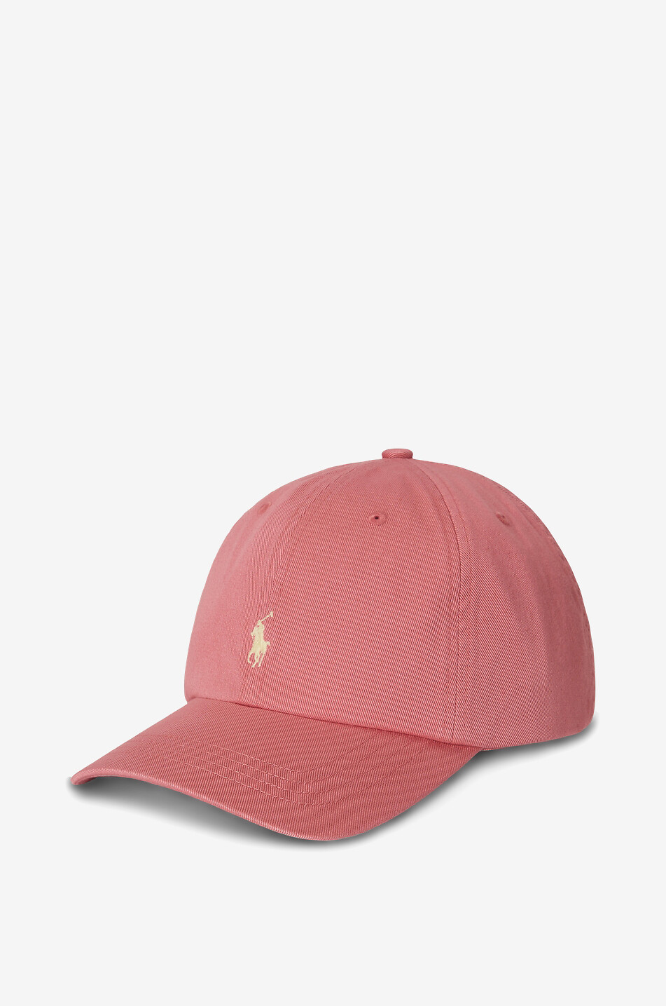 POLO RALPH LAUREN Pony embroidered logo children's cotton cap Unisex PINK 1