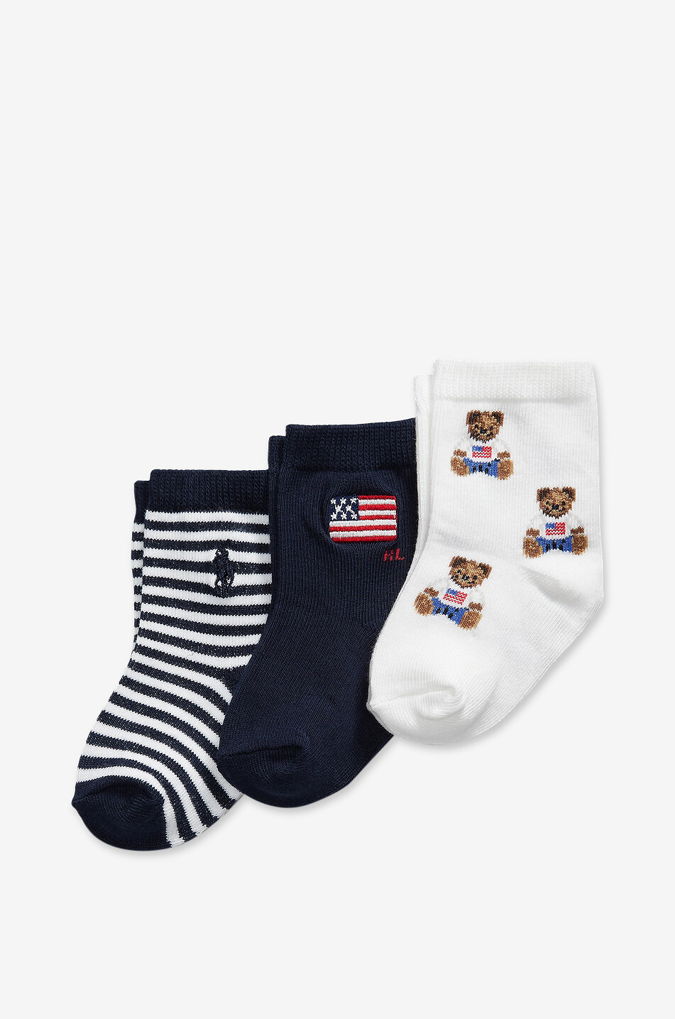 POLO RALPH LAUREN Babysocken aus Baumwolle im 3er-Set Baby DUNKELBLAU 1