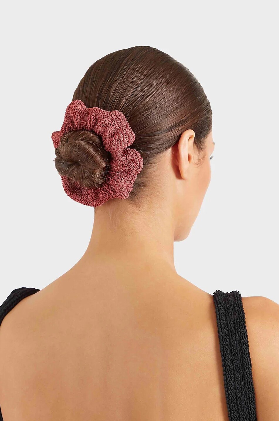 HUNZA G Chouchou Scrunchie Femme ROSE MOYEN 2