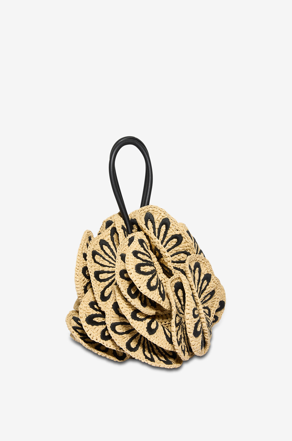 FARM RIO Embroidered raffia handbag Women BEIGE 3