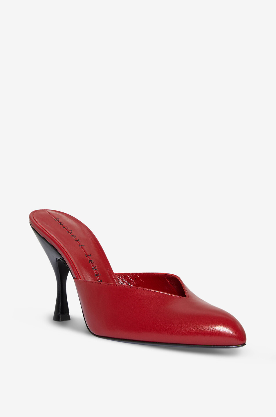 Mules à talons hauts en cuir Sitting Pretty