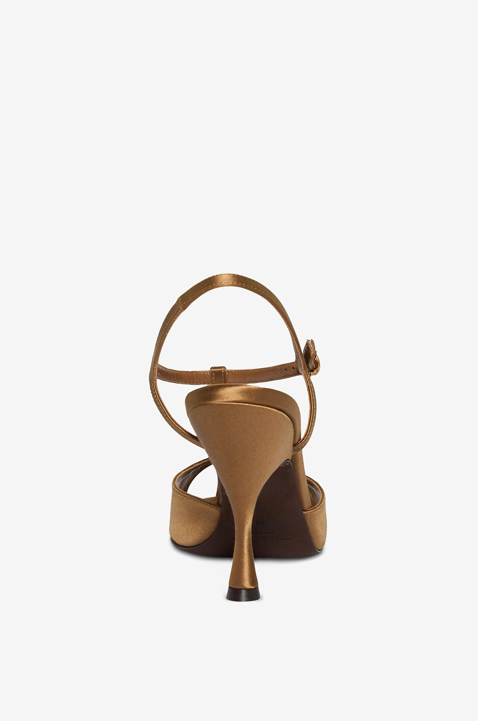 HERBERT LEVINE Escarpins à talons hauts en satin Hidden Gem Femme MARRON CLAIR 4
