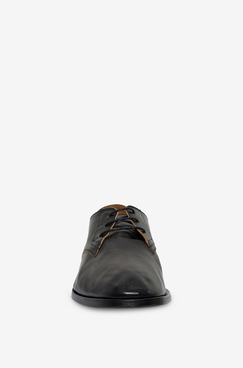 OUR LEGACY Chaussures à lacets en cuir vieilli Collapsing Consultant Homme NOIR 2