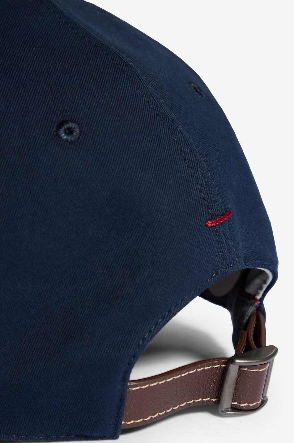 BRUNELLO CUCINELLI Logo embroidered cotton twill cap Men DARK BLUE 3