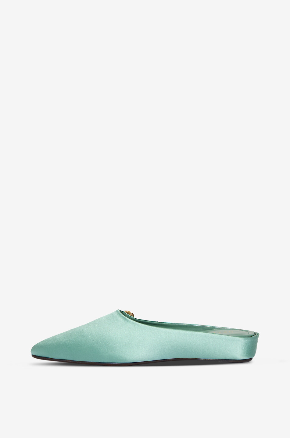 HERBERT LEVINE Mules compensées en satin Sleep On It 30 Femme VERT CLAIR 3
