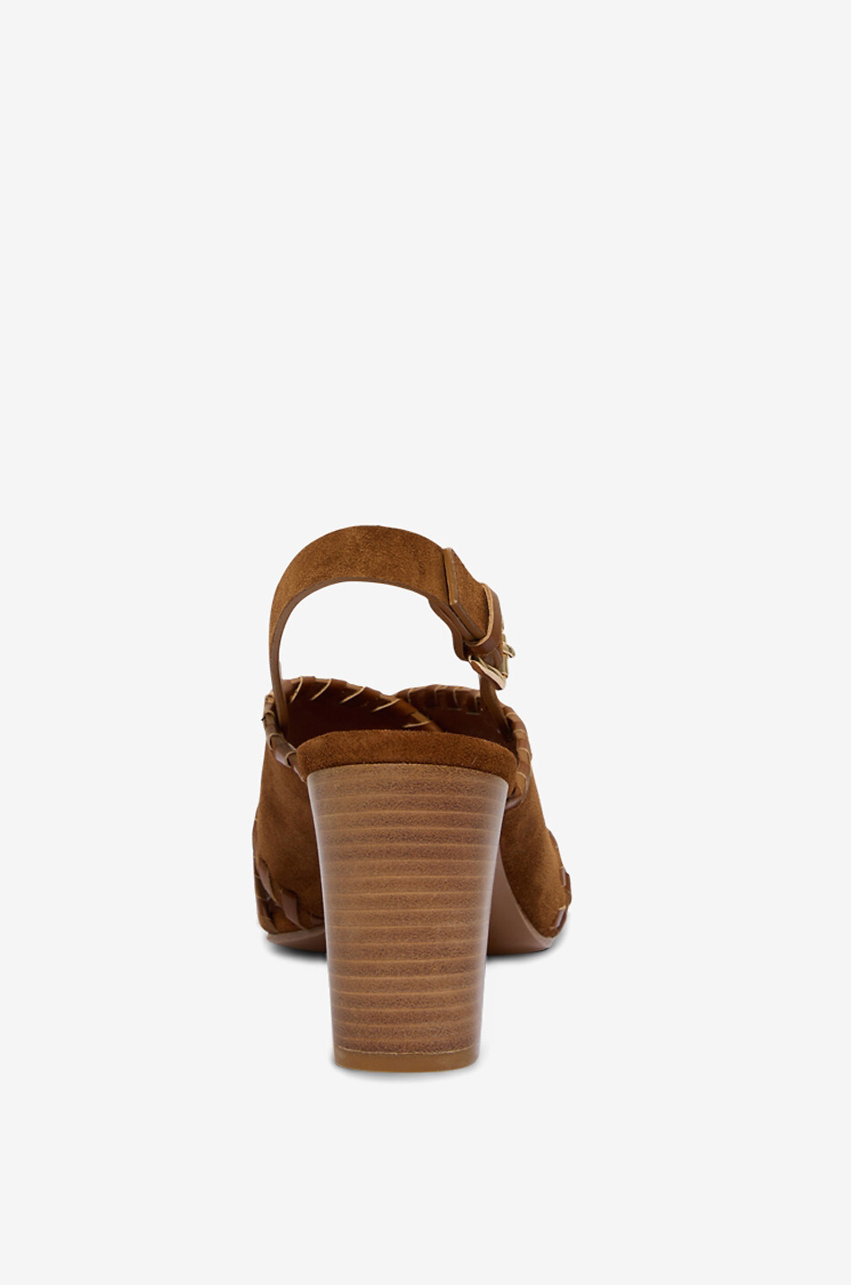 ROBERTO FESTA X BONGÉNIE Sunday suede square-heel sandals Women LIGHT BROWN 4