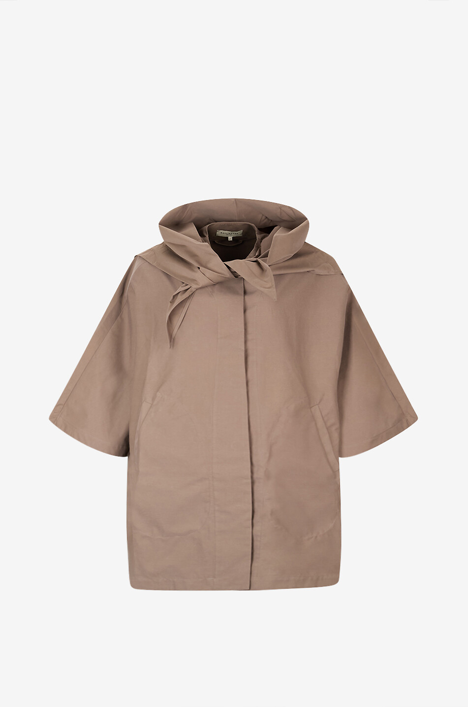 KALLMEYER Cape à capuche en toile de coton Navi Femme MARRON 1
