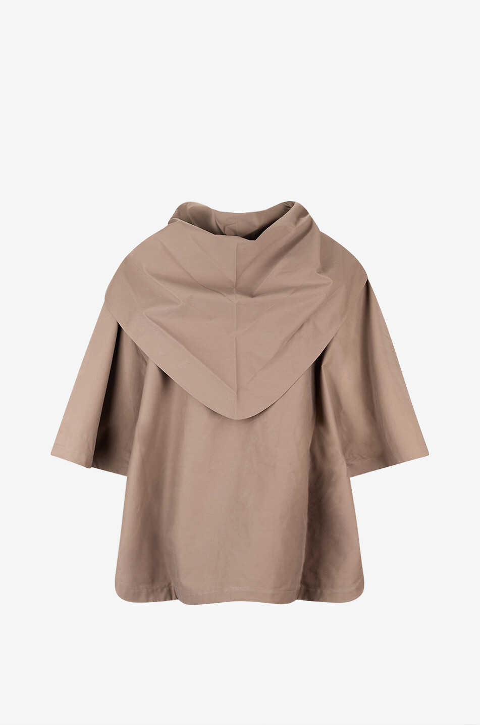 KALLMEYER Cape à capuche en toile de coton Navi Femme MARRON 2