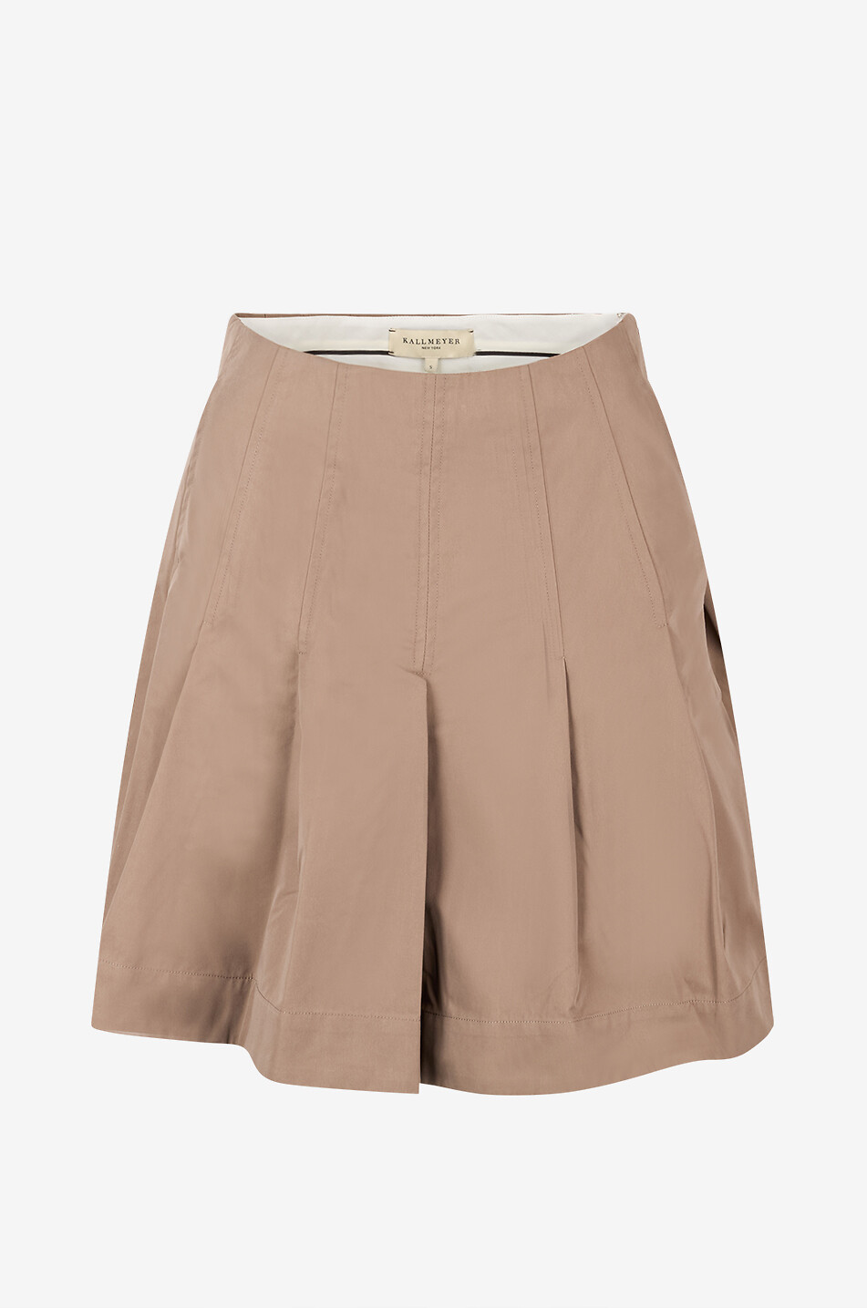 Sutton godet mini skirt in twill