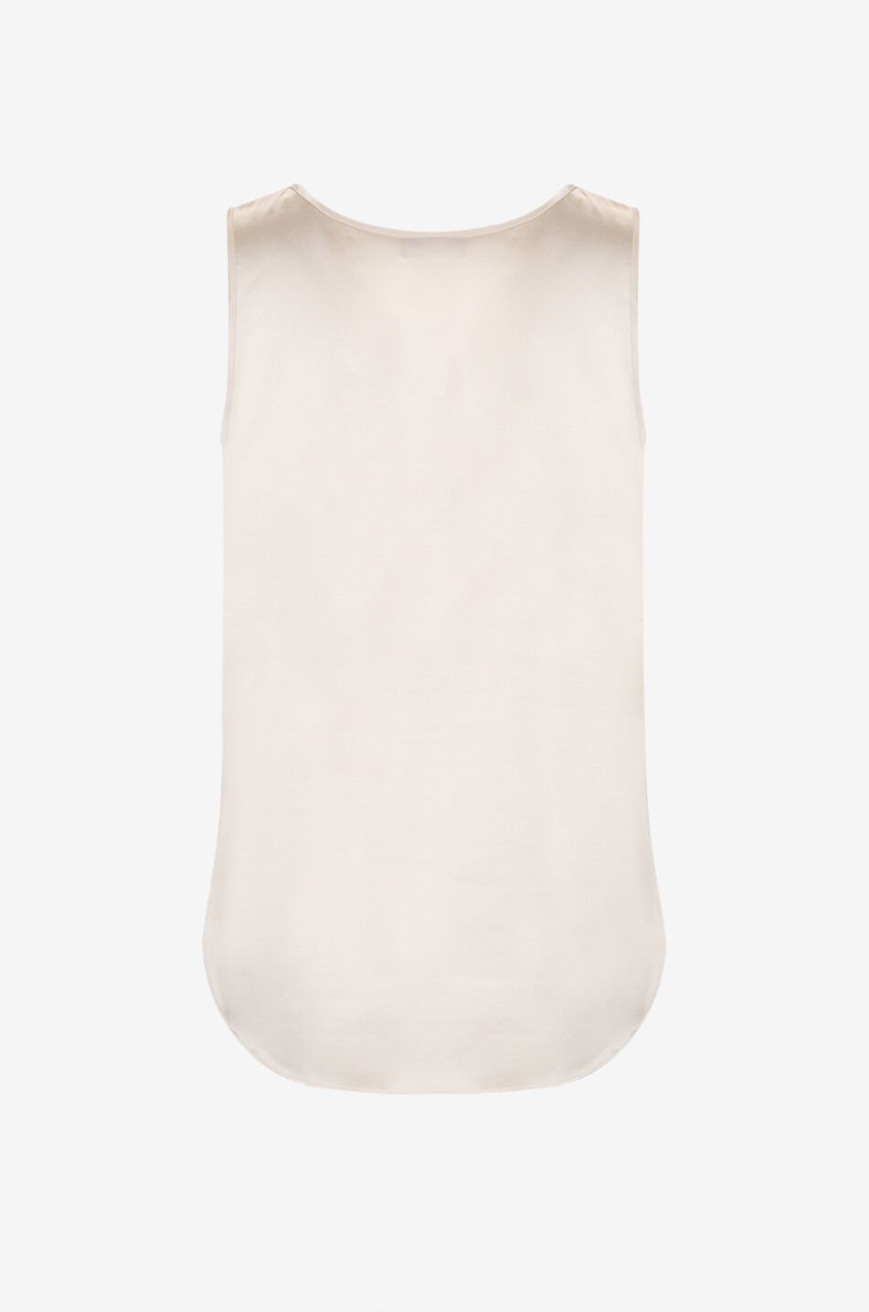 BONGENIE Crew-neck sleeveless silk top Women [akeneo-beigefonce] 2