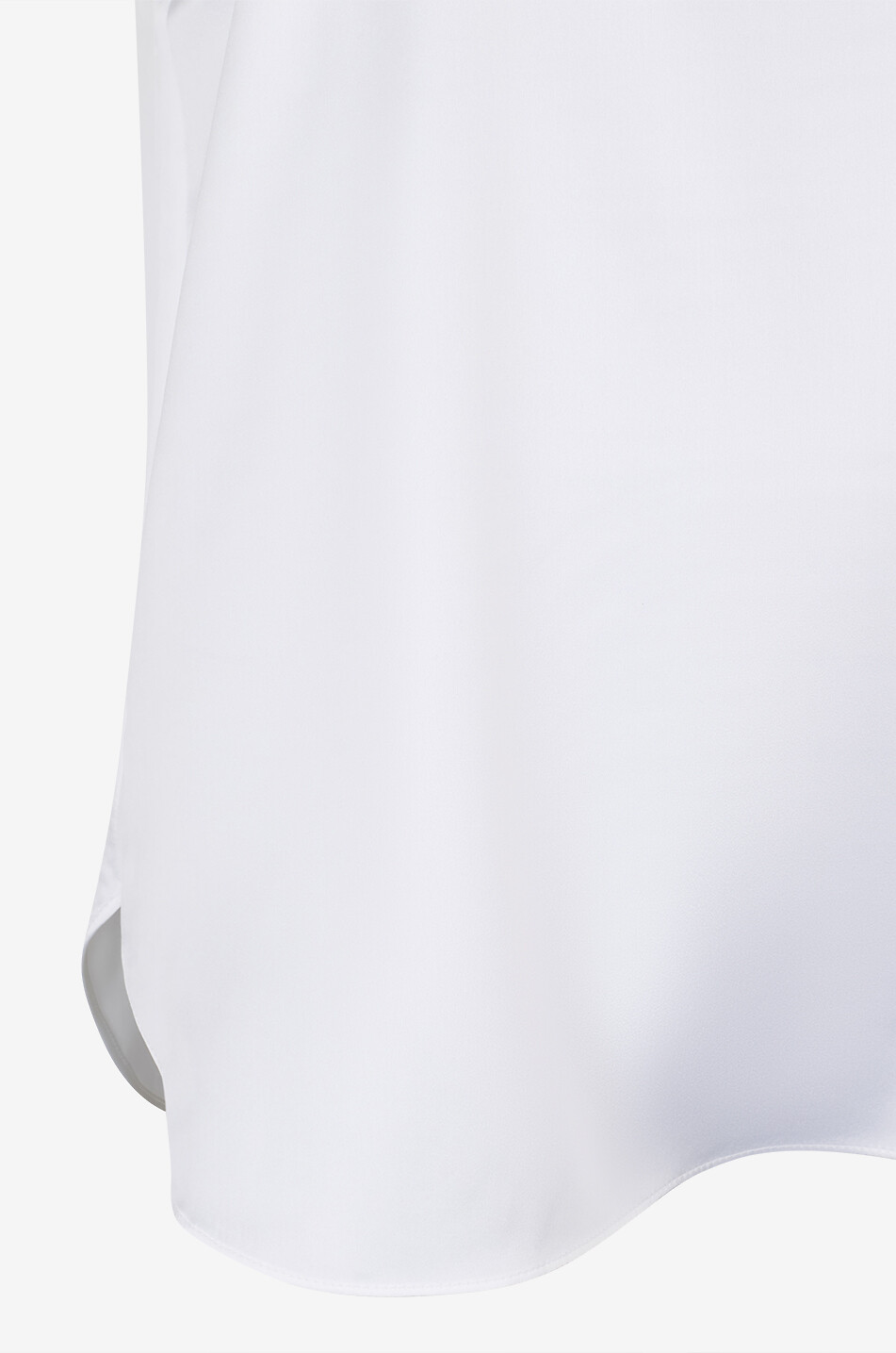 BONGÉNIE Top à col rond sans manches en soie Femme BLANC 3