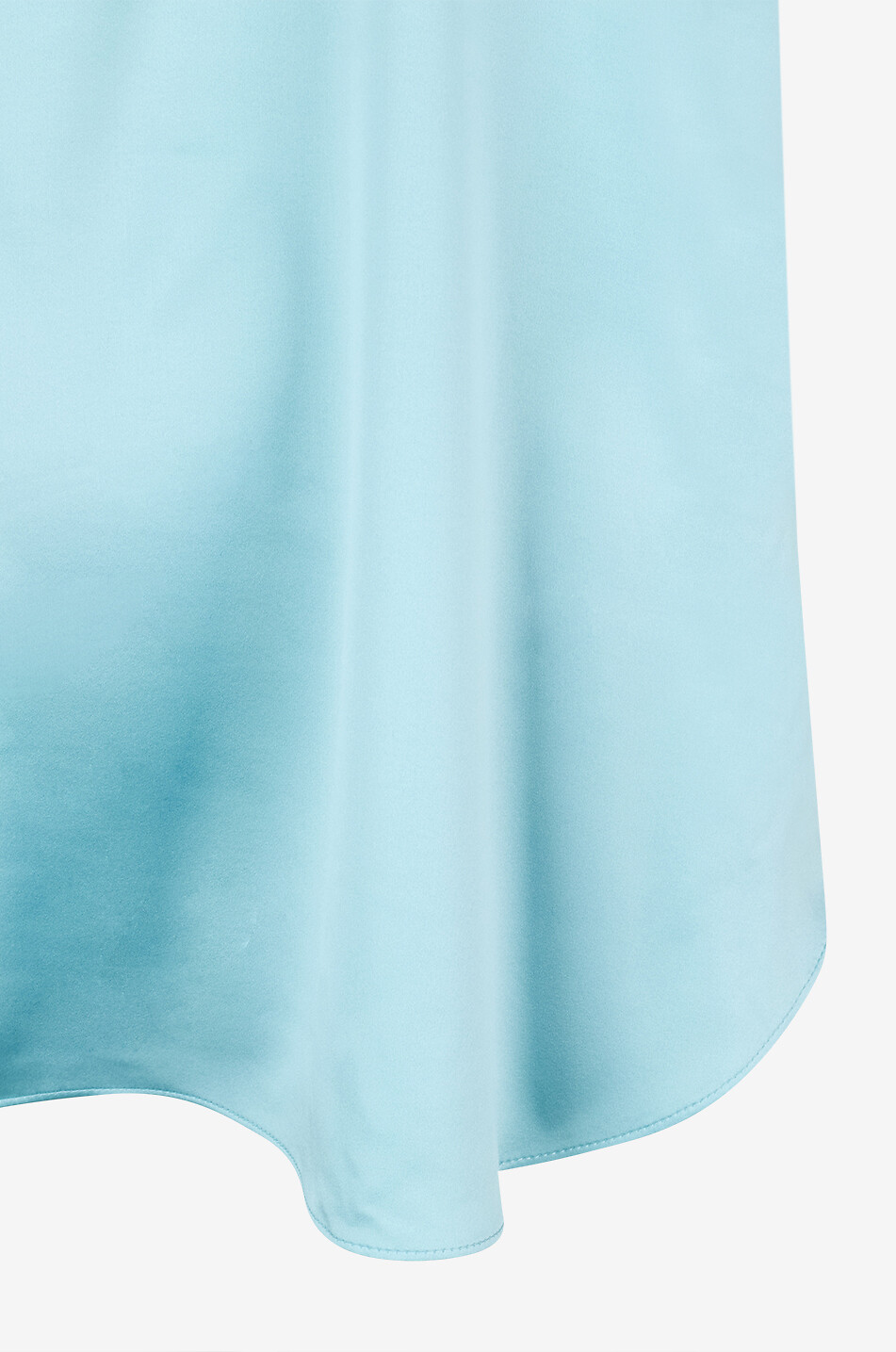 BONGENIE Crew-neck sleeveless silk top Women BLUE 3