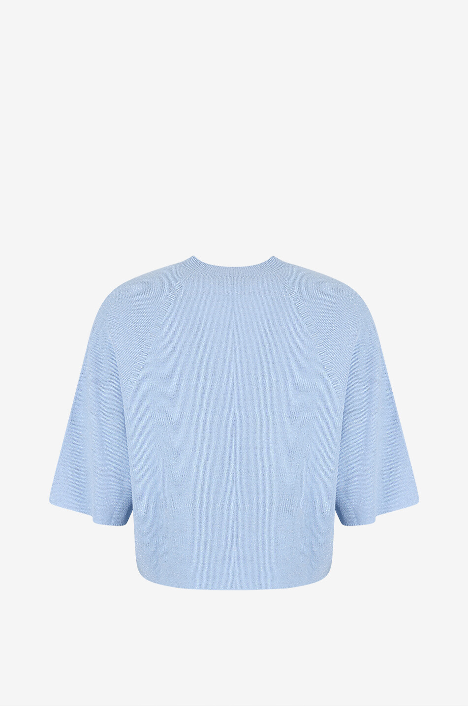 FABIANA FILIPPI Trapezförmiger Pullover mit Rundhalsausschnitt aus Baumwolle Damen HELLBLAU 2