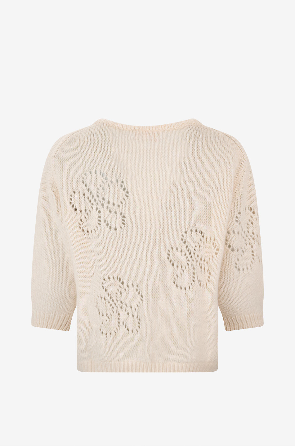 HEMISPHERE Oversized cashmere blend boatneck jumper Women EGGSHELL 2