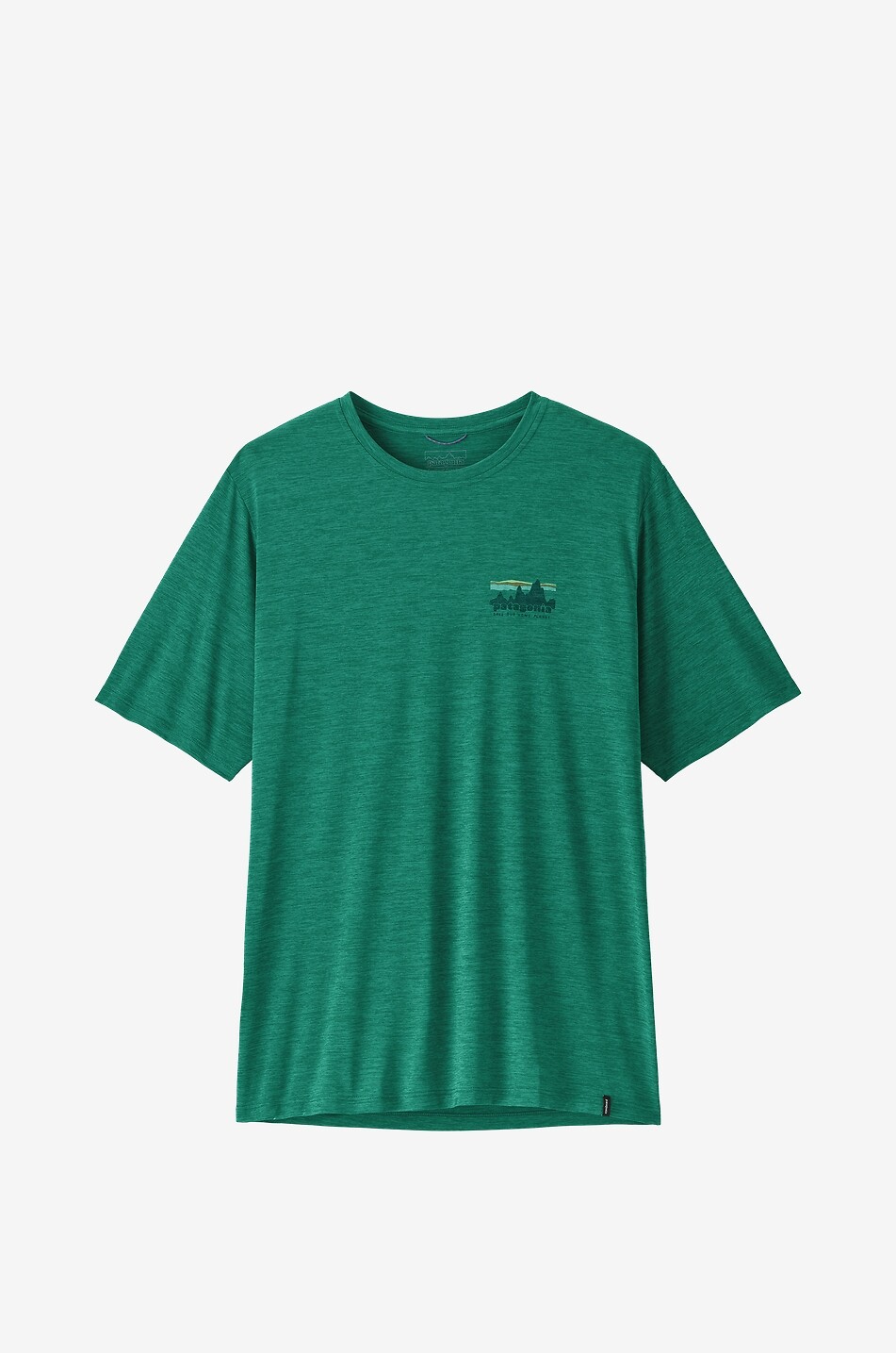 PATAGONIA Capilene Cool Daily printed jersey round-neck t-shirt Men GREEN 1
