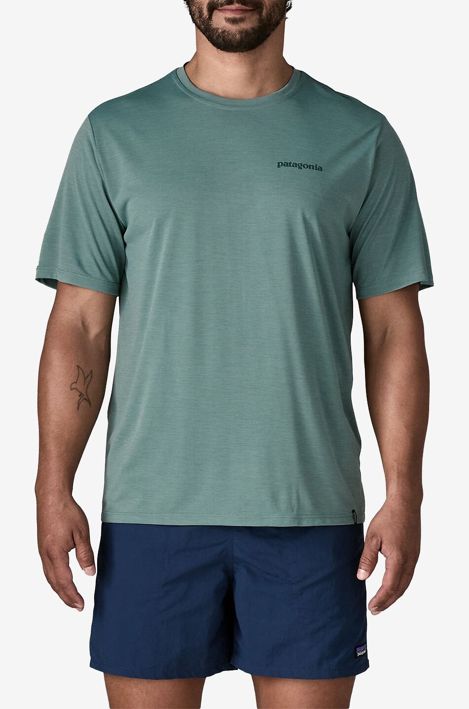 PATAGONIA Capilene Cool Daily printed crew neck t-shirt Men BLUE 3