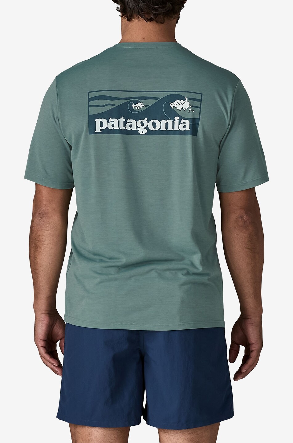 PATAGONIA Capilene Cool Daily printed crew neck t-shirt Men BLUE 5