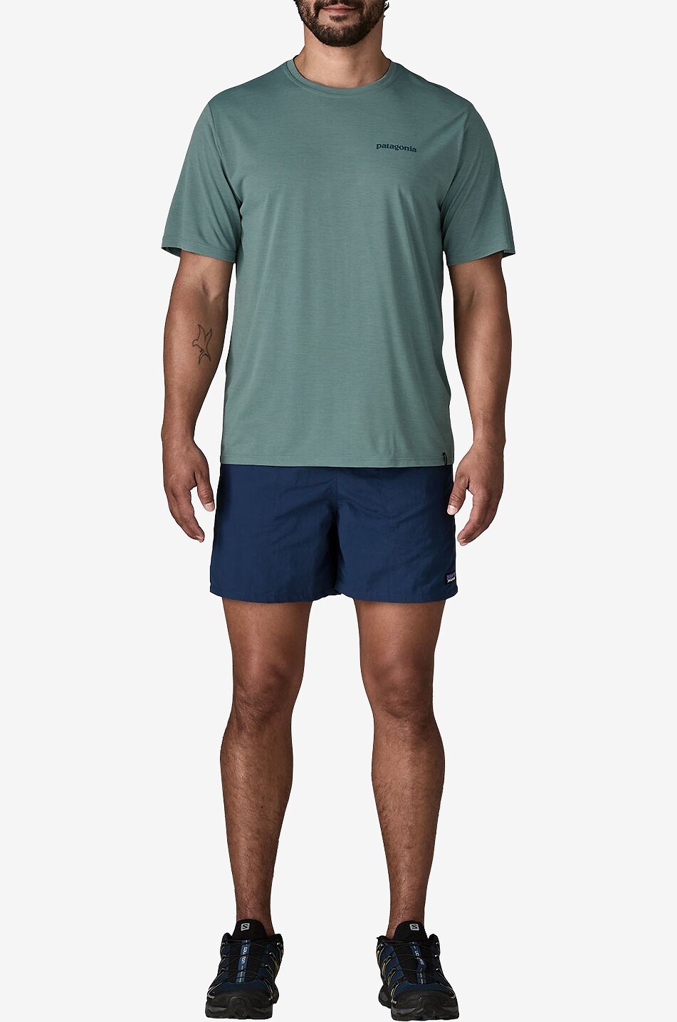 PATAGONIA Capilene Cool Daily printed crew neck t-shirt Men BLUE 6