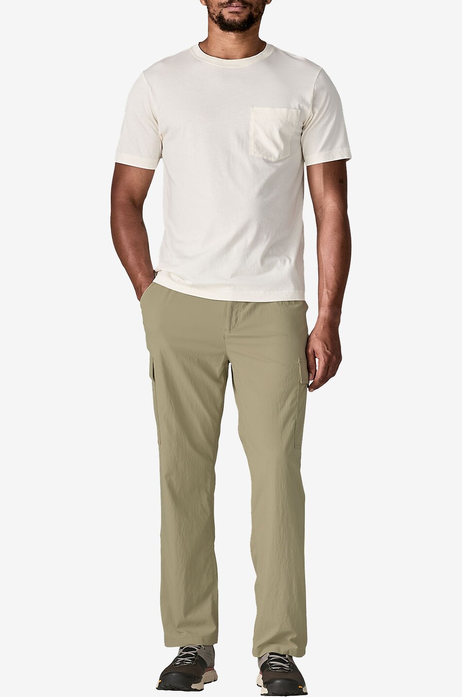 PATAGONIA Outdoor Everyday technical fabric cargo trousers Men BEIGE 5