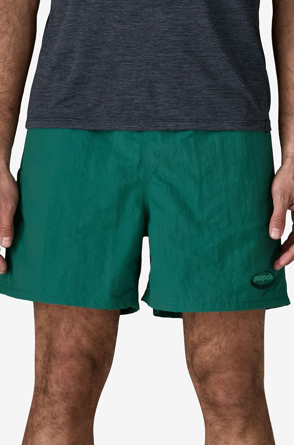 PATAGONIA Baggies embroidered logo swim shorts Men GREEN 2